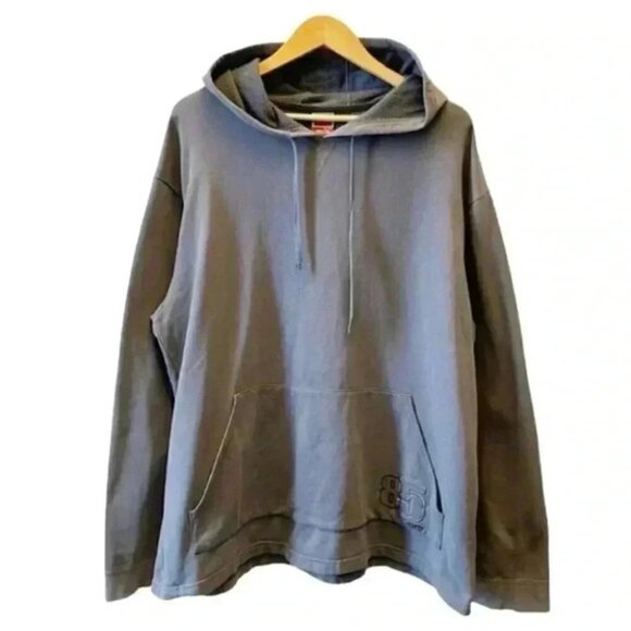 Tommy Hilfiger Sweatshirt Hoodie Pullover Red Label Premium Vintage Grey Size XL - Picture 1 of 16